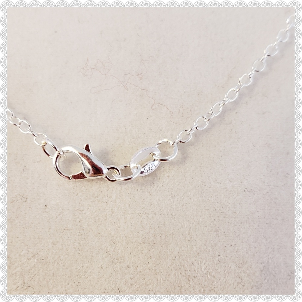 18" Sterling Silver Curb Chain - Picture 3 of 6